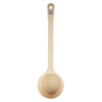 Thumbnail image #1 for TableCraft Products 10660 8 oz Solid Polycarbonate Portion Control Serving Spoon, Beige, Long Handle with Capacity Markings Case of 12