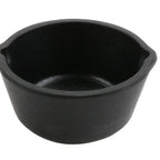 Thumbnail image #1 for G.E.T. CI-05-BK 5 oz Black Melamine Ramekin, Cast Iron Look Case of 6 Dozen