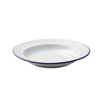 Thumbnail image #1 for Tramontina USA, Inc. 80401-075 Porcelain Salad Bowl, 10 in, 9 oz, Blue, Embossed Rim Case of 12