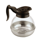 Thumbnail image #1 for Thunder Group PLCD064 64 oz Polycarbonate Coffee Decanter with Stainless Steel Base and Black Handle Case of 12
