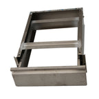 Thumbnail image #2 for NBR Equipment TDR-1820L Stainless Steel Work Table Drawer Assembly, Locking, Self-Closing, Fits 18" Deep Tables