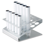 Thumbnail image #2 for JB Prince Comatec R876 G Filling Grid, 4-1/2" x 4-1/2" x 2-3/4", Holds 25 Tubes, Plastic