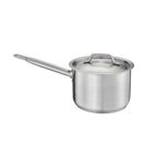 Thumbnail image #1 for Stanton Trading SSPN3.5 3-1/2 qt. 3-Ply 18/8 Stainless Steel Saucepan, Induction Ready, with Handled Cover Case of 6