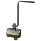 Thumbnail image #1 for AllPoints Foodservice Parts & Supplies Mavrik 561439 Drain Valve and Coupling Assembly, 1-1/2 in FPT In/Out, Vertical L-Shaped Handle