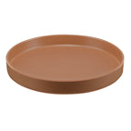 Thumbnail image #1 for Cal-Mil Hudson 22017-12-109 12" Terra Cotta Melamine Plate, Round, Stackable Case of 6