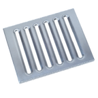Thumbnail image #1 for IMC/Teddy LG-3030 Louvered Stainless Steel Floor Trough Grating, 30" x 30" x 1"