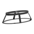 Thumbnail image #1 for G.E.T. GET MTS-OV3-MG Oval 2-Tier Metal Gray Display Board Stand/Pedestal