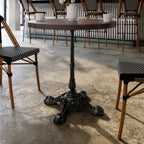 Thumbnail image #2 for Flash Furniture SDA-T2222-GG Table Base, 22-3/4" Diameter x 28-1/4"H, Black Cast Iron, Fits 30" Tabletops