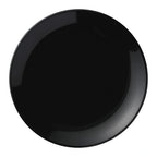 Thumbnail image #1 for Libbey Porcelana Black 113671 Porcelain Coupe Plate, Round, 8-1/4"