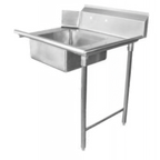 Thumbnail image #1 for GSW USA DT96S-R Soiled Dish Table, Right-to-Left, 96"W x 30"D x 45-1/2"H, 16-Gauge 304 Stainless Steel, 8"H Backsplash