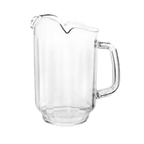 Thumbnail image #1 for Thunder Group PLWP032CL 32 oz Three-Spout Clear Polycarbonate Water Pitcher Case of 12