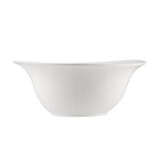 Thumbnail image #1 for CAC China Bahamas BHM-MB12 Porcelain Embossed Bone White Round Salad/Pasta Bowl, 89.5 oz, 12-inch 1 Dozen