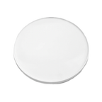 Thumbnail image #1 for G.E.T. Classic - EGS M145P-NW White Round Deep Melamine Plate with Rim, 14-1/2" Diameter Case of 3