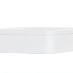 Thumbnail image #1 for Cal-Mil 24131-10-15BOWL Square Melamine Bento Sushi Box with Bowl, White, 10.5 x 10.5 x 2 in Case of 3