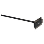 Thumbnail image #1 for AllPoints Foodservice Parts & Supplies 83305 Broiler Brush, 31" Hardwood Handle, Stainless Steel Bristles, with Scraper