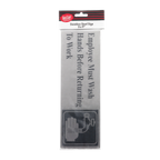 Thumbnail image #2 for TableCraft Products Cash & Carry B22 Hand Washing Sign, Employees Must Wash Hands Before Returning to Work, Stainless Steel, 3" x 9" Case of 100