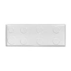 Thumbnail image #1 for Vertex China Barista B-FT Rectangular Porcelain Coffee Flight Tray, 6" x 16", Bright White 1 Dozen