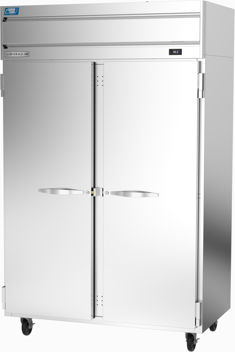 Product image #7 for Beverage-Air Cross Temp® Two-Section Top-Mount Convertible Reach-In Refrigerator/Freezer, Solid Doors, 45.2 Cu. Ft.
