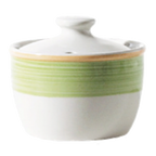 Thumbnail image #1 for Tableware Solutions USA Cosmo by Continental 51COGRE322 Green China Sugar Bowl Base, Scratch Resistant Case of 12