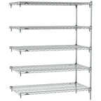 Thumbnail image #1 for Metro Super Erecta SA-2154C-63-A5 Super Adjustable Wire Add-On Shelving Unit, 54"W x 21"D x 63"H, 600 lb. capacity per shelf, 2000 lb. capacity per
