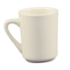 Thumbnail image #1 for CAC China Rec TM-8-W Ceramic Coffee Mug, 8 oz, American White Case of 3 Dozen