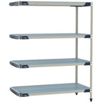Thumbnail image #1 for Metro MetroMax i MX-2430G-63-A4 Add-On Polymer Shelving Unit, 24"D x 30"W x 63"H, 4-Tier, Open-Grid Shelves