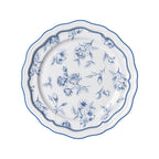 Thumbnail image #1 for Steelite International Folio, Porcelain 62538FP811 Round Porcelain Rim Plate, 10-1/4 in, Scalloped Edge, Adelina Marisa Blue Case of 2 Dozen