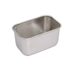 Thumbnail image #1 for Korin Inc Yakumi TK-501-23-INSIDE Stainless Steel Rectangular Pan Insert, 4-1/4"L x 2-3/4"W x 2-1/4"H