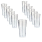Thumbnail image #2 for New Star Foodservice Inc. 46502 32 oz Clear Pebbled SAN Plastic Tumbler, Stackable Case of 6 Dozen