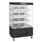 Thumbnail image #1 for Rotisol USA Essentiel 10MCV4LS.I Heated Display Merchandiser, 40-3/8"W, Front-Loading, 4 Shelves, Digital Thermostat Controls