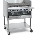 Thumbnail image #5 for Imperial (Middleby) IABA-36 36-Inch Gas Countertop Smoke Broiler, 6 Burners, Cast Iron Radiants & Grates, Manual Controls