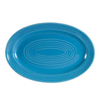 Thumbnail image #1 for CAC China Tango TG-34-PCK Porcelain Oval Platter, 9-5/8" x 6-1/2" x 1", Embossed Rim Case of 2 Dozen