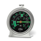 Thumbnail image #1 for CDN LRFT1 Refrigerator/Freezer Dial Thermometer, -20 to +80°F, 3-Inch Face, Stand/Hang Case of 6