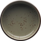 Thumbnail image #1 for International Tableware Splash™ SH-44-GS Round Stoneware Sauce Dish, 2 oz, Green Smoke Reactive Glaze Case of 3 Dozen