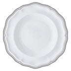 Thumbnail image #1 for Steelite International Folio, Porcelain 62582FP815 Porcelain Rim Pasta Bowl, 19 oz, 11", Triple Line Slate 1 Dozen