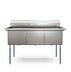 Thumbnail image #9 for KoolMore 81-Inch Three-Compartment Commercial Sink with Right Drainboard