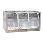 Thumbnail image #1 for Gold Medal Products 2687-00-020 Popcorn Storage Cabinet, 48"W, 3 Insulated Compartments, Digital Temperature Displays
