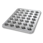 Thumbnail image #1 for Chicago Metallic Bakeware 42756 35-Cup Mini Crown Muffin Pan, Aluminized Steel, Silicone-Glaze Coated Case of 6