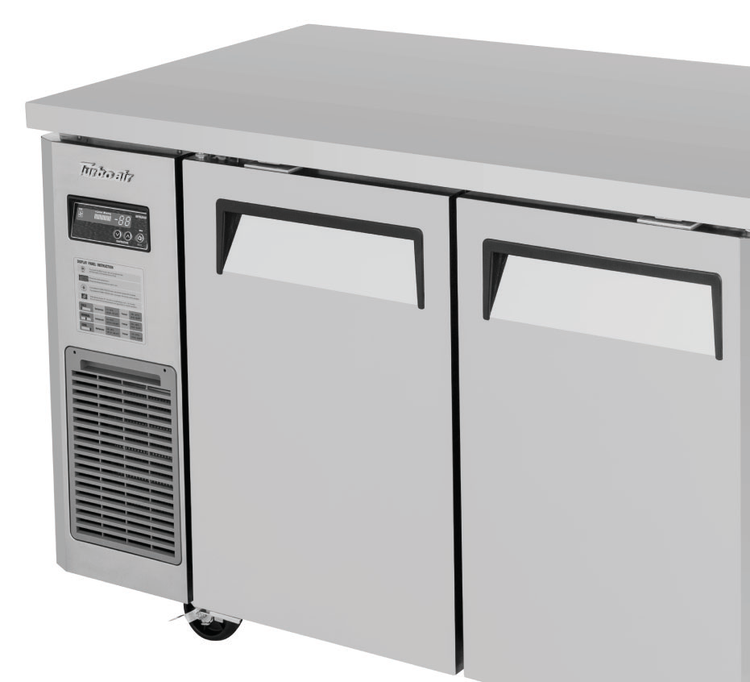 Product image #5 for Turbo Air J Series Two-Section Side-Mount Undercounter Refrigerator with Solid Doors, 9.93 Cu. Ft.