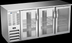 Thumbnail image #2 for 72-Inch Three-Section Food-Rated Pass-Thru Back Bar Refrigerator with Sliding Glass Doors