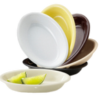 Thumbnail image #1 for G.E.T. Supermel DN-365-T Melamine Side Dish, 5 oz, 6 in, Tan, Oval Dozen Case of 4 Dozen