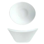 Thumbnail image #1 for Libbey Chef's Selection 911194602 Porcelain Oval Pasta Bowl, 16 oz, 6-3/8 x 5-3/8 in, Polished Foot