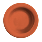 Thumbnail image #1 for G.E.T. Diamond Mardi Gras B-139-RO . . Round Melamine Bowl, 13 oz, Rio Orange, 9-1/4 in Diameter Dozen Case of 2 Dozen