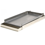 Thumbnail image #1 for Uniworld Foodservice Equipment UGT-MC12 Commercial Add-On Griddle Top, 2-Burner, 12 x 24 in, 7-Gauge Steel