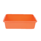 Thumbnail image #1 for Thunder Group PLDB007 1-Compartment Plastic Bus Box, 21-3/8"W x 16-7/8"D x 6"H Case of 20
