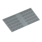 Thumbnail image #1 for JB Prince Pavoni MA366 B Silicone Circles Baking Mold, 10 Forms