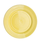 Thumbnail image #1 for CAC China Tango TG-8-SFL 9-Inch Round Porcelain Plate with Embossed Rim, Sunflower Case of 2 Dozen