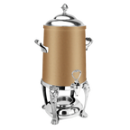 Thumbnail image #1 for Eastern Tabletop Lion-Head 3201LHRZ Coffee Urn, 1-1/2 Gallon, Tower Lid, Sterno Holder, Stainless Steel, Bronze Finish