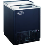 Thumbnail image #1 for SABA SGF-25 Underbar Glass Froster, 26-3/8" W, Sliding Lid, Black Exterior