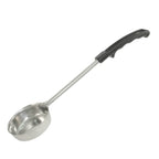 Thumbnail image #1 for CAC China SPCS-2K 2 oz Solid Portion Control Serving Spoon with Black Handle, Stainless Steel Case of 72